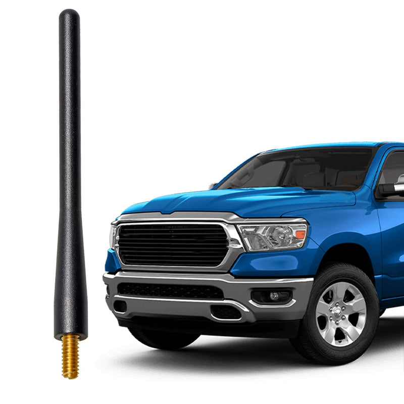 [AUSTRALIA] - Anina Car Radio Antenna Mast for 2009-2018 Dodge Ram 1500 4.7 Inches Aluminum Alloy Antenna Replacement 4.7 Inch Dodge RAM 