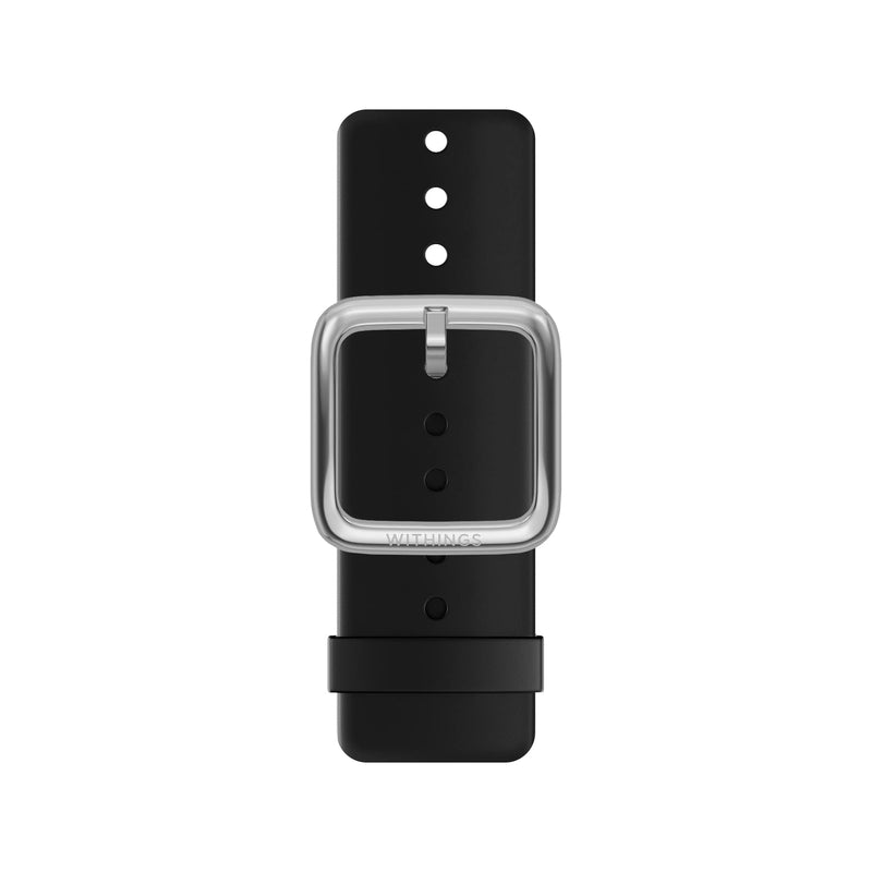 Withings Recycled Woven PET Wristbands for Steel HR, Steel HR Sport, Move ECG, Move, Steel, and ScanWatch 18mm Black