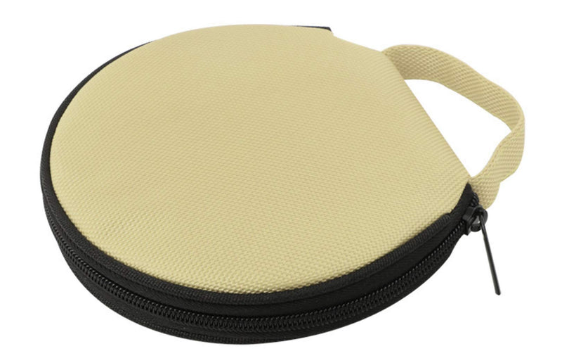 [AUSTRALIA] - Amaric CD Case DVD Storage CD Wallet CD Holder Dividers Folder 20 Capacity，Beige Beige 