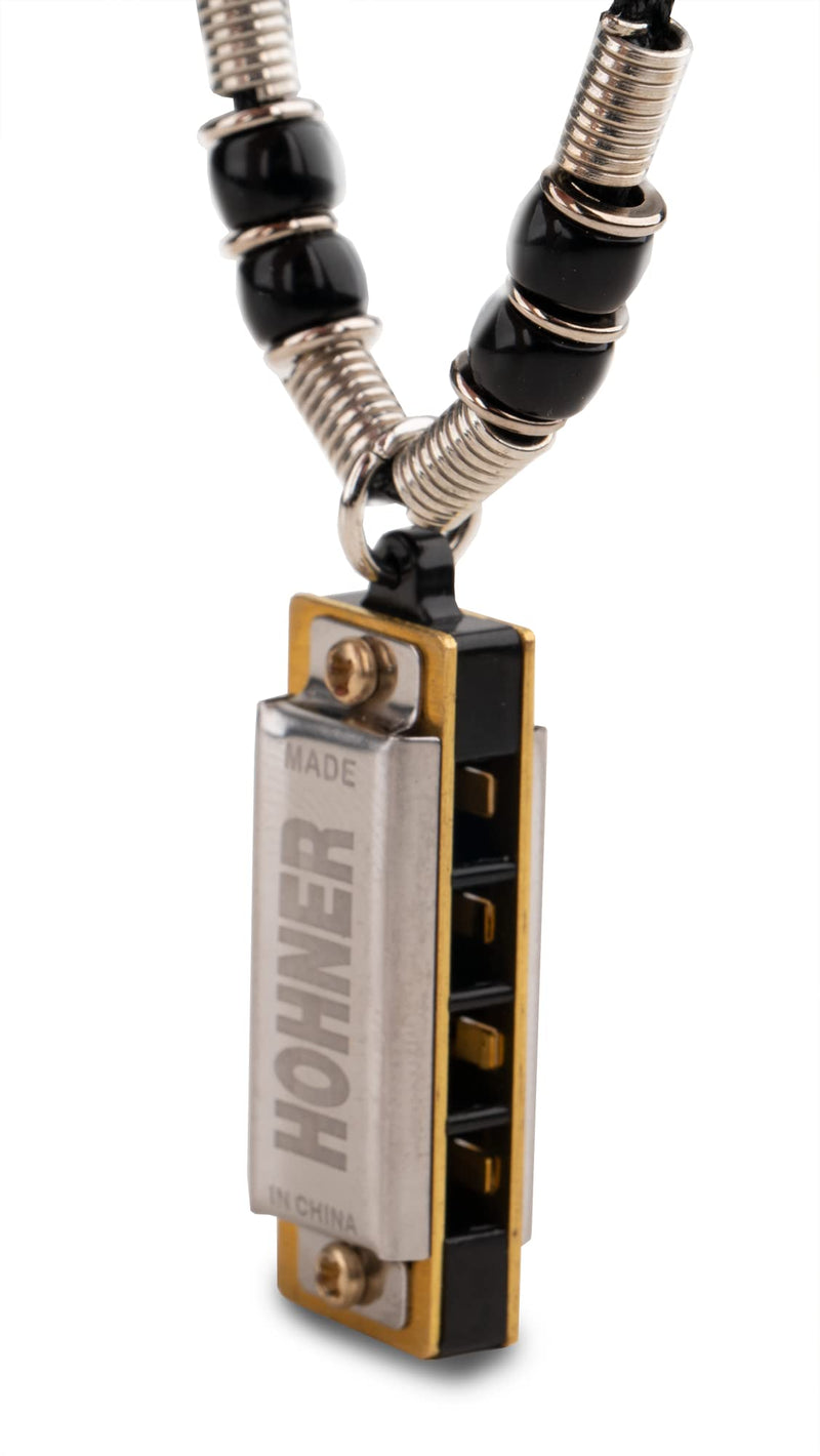 HOHNER Mini Harmonica Necklace Black black (black 19-3911tcx)