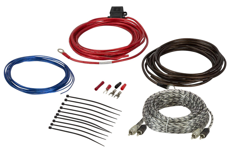 Scosche Install Centric ICAK12 True 12 Gauge Hybrid OFC 2-Channel High Current Amplifier Wiring Kit Accessory Installation Wiring Kit for Boat, Motorcycles, ATV’s and UTV’s 12 Gauge 2CH Complete