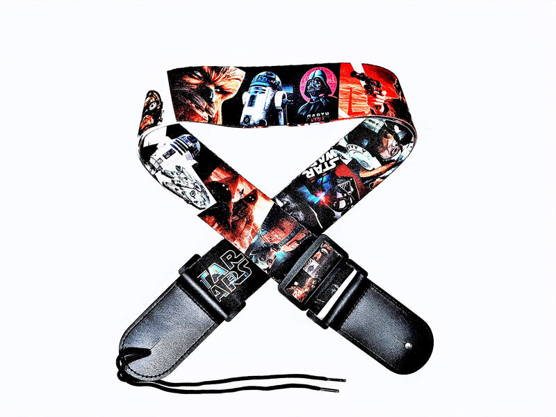 StarWars 2 Inches Wide Guitar Straps Vol II | Polyester with genuine leather