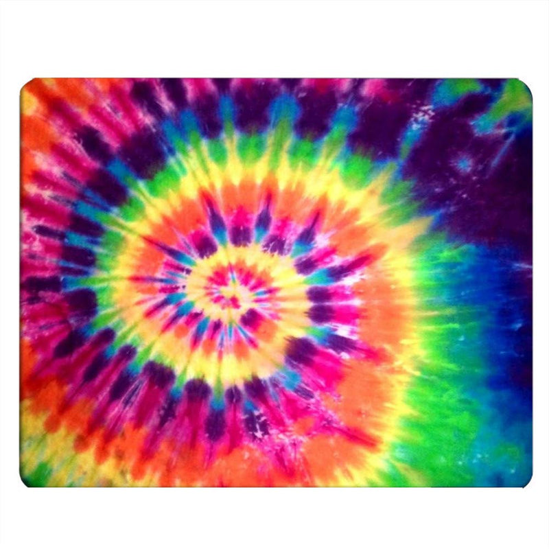 Nicokee Tie Dye Gaming Mousepad Abstract Art Colorful Tie Dye Mouse Pad Mouse Mat for Computer Desk Laptop Office 9.5 X 7.9 Inch Non-Slip Rubber M02-003