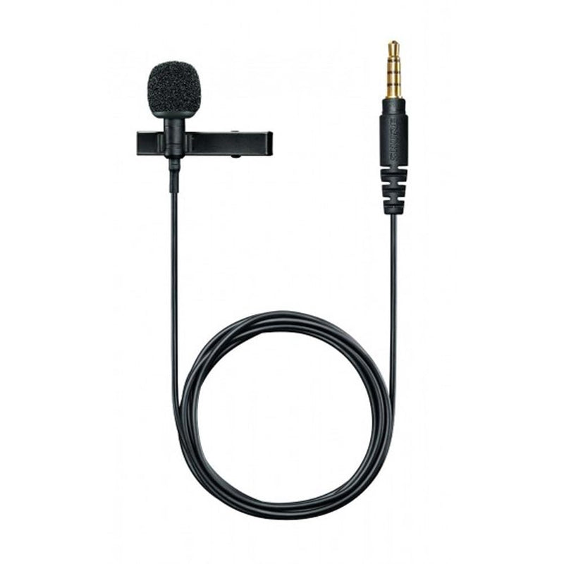 Shure MVL Lavalier Microphone for iPhone & Tablet - External Clip On Mini Lapel Mic for Video Recording & Vlogging with 3.5mm Connector, Windscreen, Mount & Carrying Pouch New Packaging