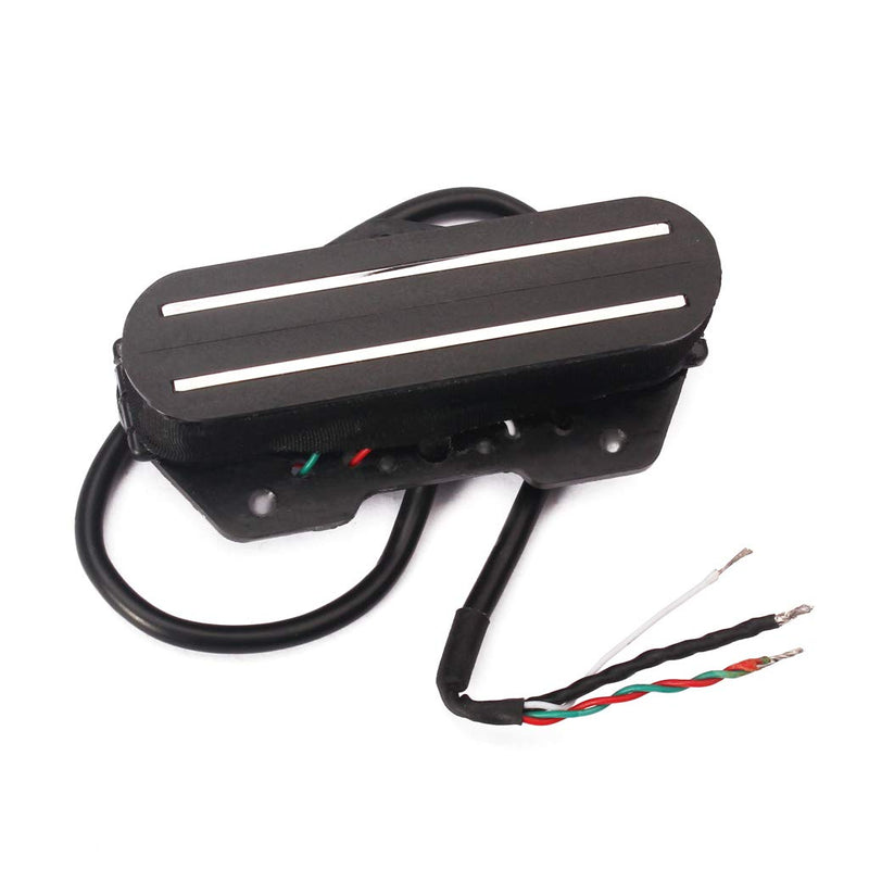 [AUSTRALIA] - Alnicov Electric Guitar Pickup Dual Hot Rail Humbucker Pickup Single Coil Guitar Pickup Fit for TL Strat Squier Tele Electric Guitar，Black 
