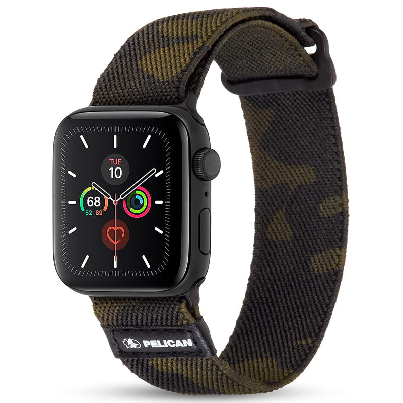 Case-Mate Pelican - Protector Series - Watch Band for Apple Watch Series 1/2/3/4/5-38-40mm - Camo Green (PP043404) 38-40mm