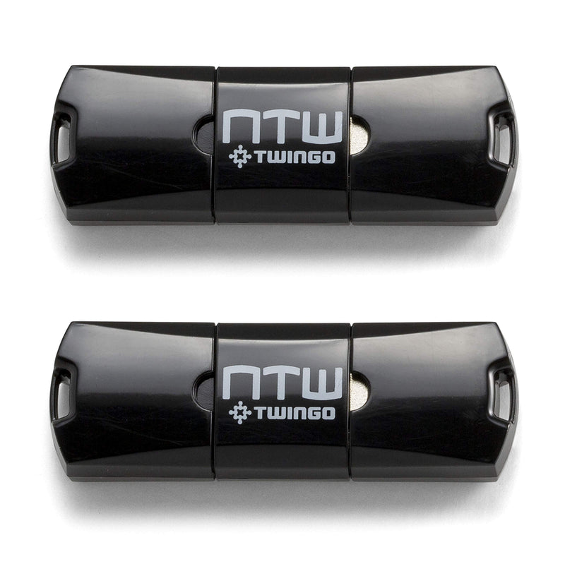 NTW Twingo: Micro SD Card Reader/ Memory Card Reader/ USB 2.0 Adapter/ Micro USB OTG/ Portable Micro SD Card Reader for Android Phone/MacBook/ PC/ Tablets - 2 Pack