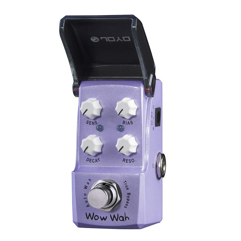 JOYO Auto Wah Mini Pedal for Electric Guitar Effect - True Bypass Ironman Series (Wow Wah JF-322) purple auto wah