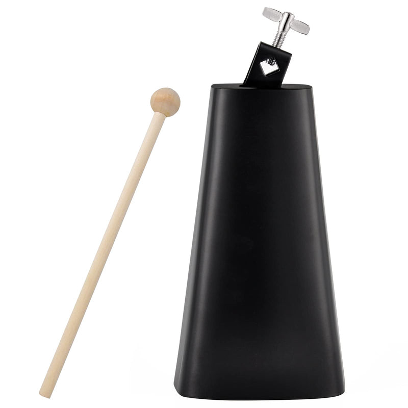 [AUSTRALIA] - Eastrock 9 inch Metal Steel Cow Bells Noise Makers Hand Percussion Cowbell with Stick for Drum Set 9'' 