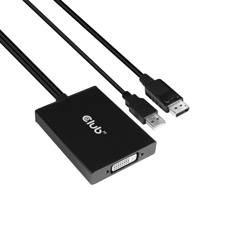 Club 3D CAC-1010-A DisplayPort to Dual Link DVI-D HDCP Off Version Active Adapter M/F for Apple Cinema Displays