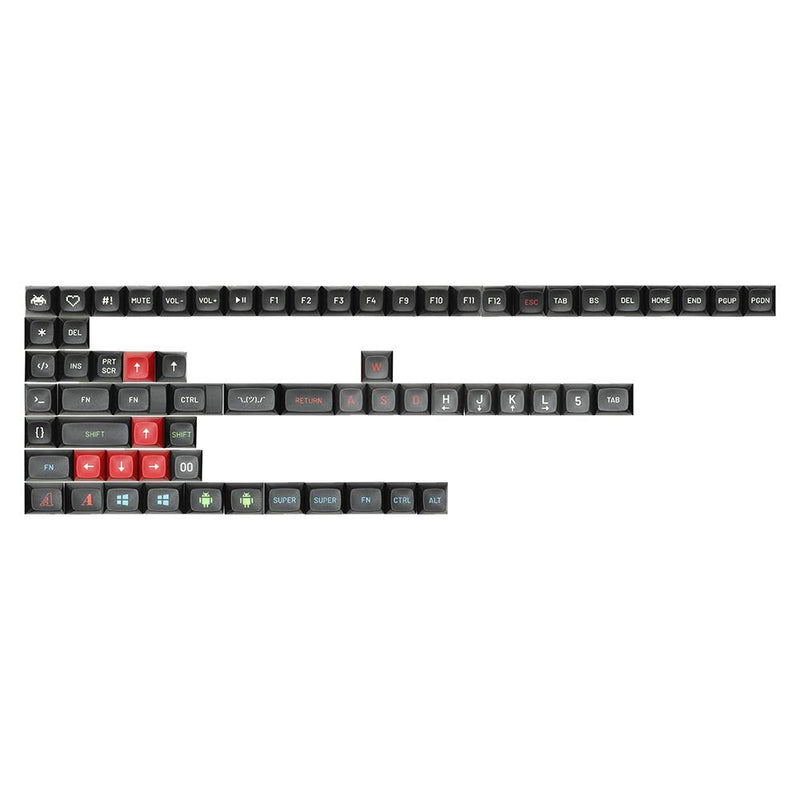 Drop + Matt3o MT3 Susuwatari Custom Keycap Set, ABS Hi-Profile Keycaps, Doubleshot Legends, Cherry MX Compatible Extras for Mechanical Keyboards (Extras) (MDX-33813-4)