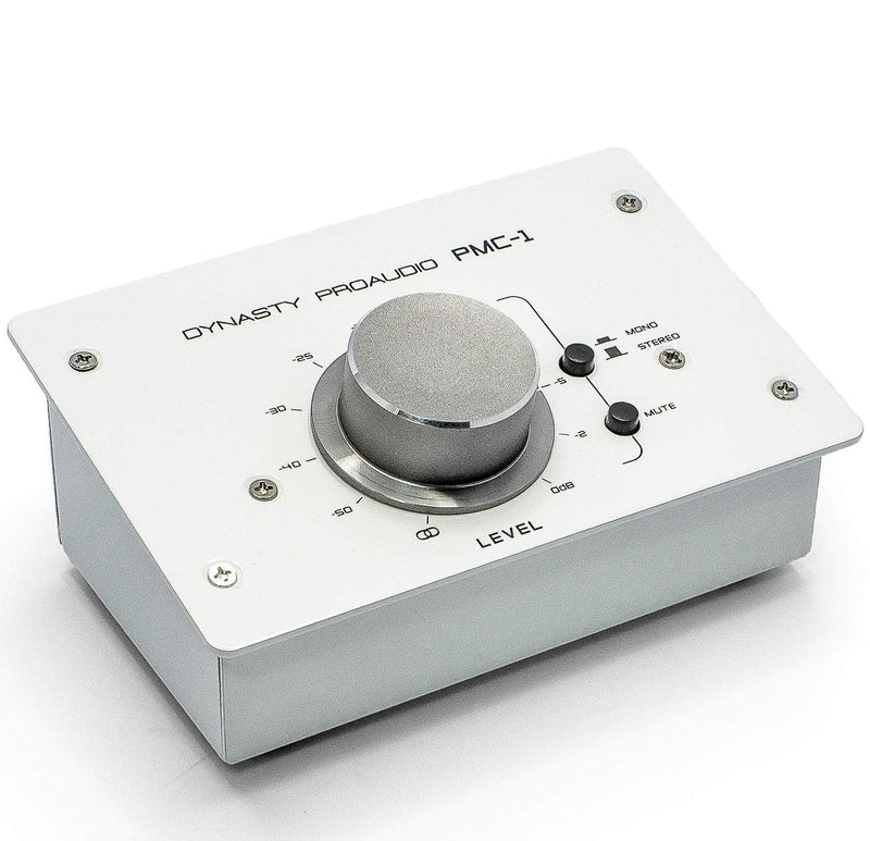 DYNASTY PROAUDIO PMC-1 Premium Passive Stereo Monitor Volume Controller With Large Volume Knob For Extremely Precise Level Adjustments 1x1
