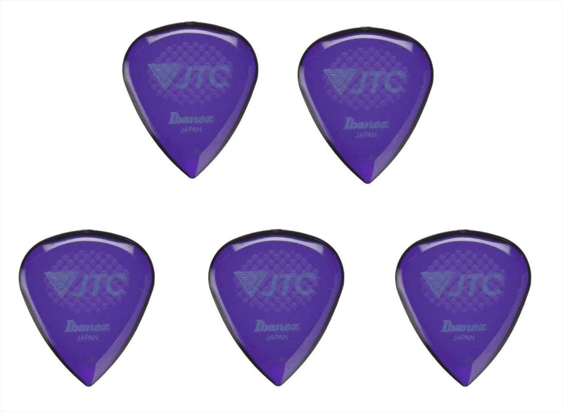 Ibanez JTC1R-AMT Purple New Material Tritan High Abrasion Resistant Rubber Grip Anti-Slip Guitar Pick 0.1 inch (2.5 mm)