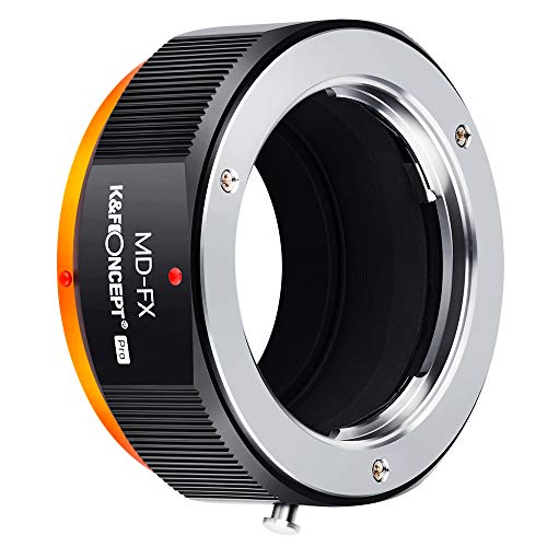 K&F Concept MD to FX Lens Mount Adapter with Matting Varnish Design, Fits for Fuji XT2 XT20 XE3 XT1 X-T2