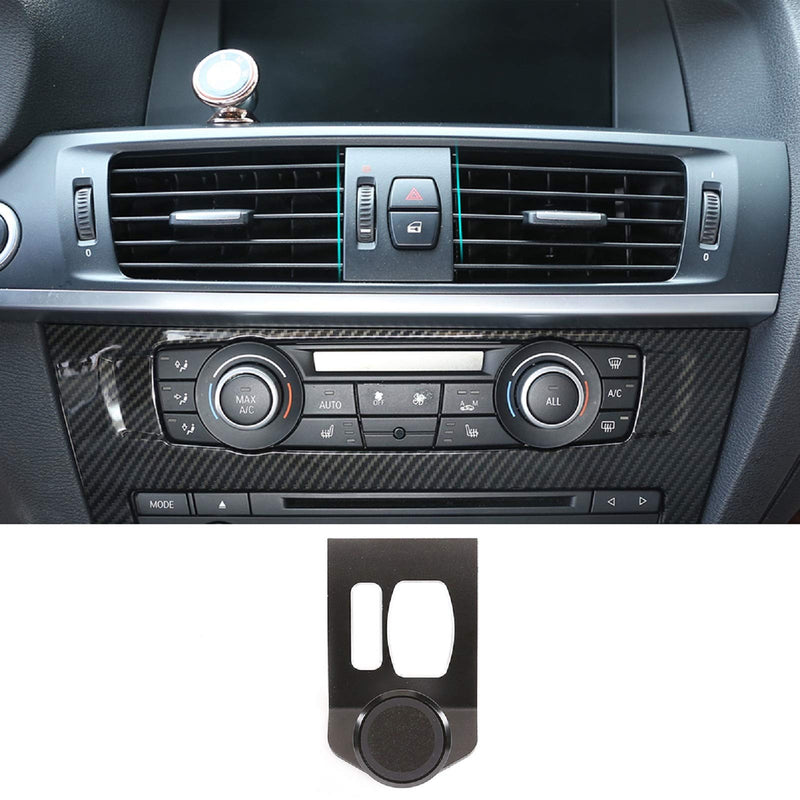 360-Degree Rotary Cell Phone Holder Mobile Phone Mount Black(Magnet) Compatible with BMW X3 X4 F25 F26 2010-2016 (Black)
