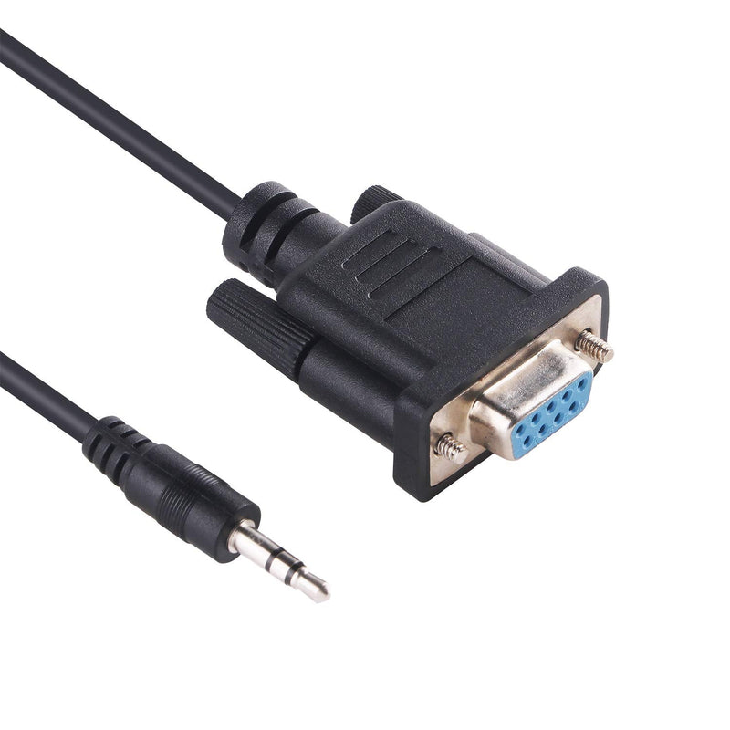 6FT DB9 9 Pin to RS232 3.5mm Audio Jack Serial Adapter Cable FTDI Chip DB9-RS232-AJ