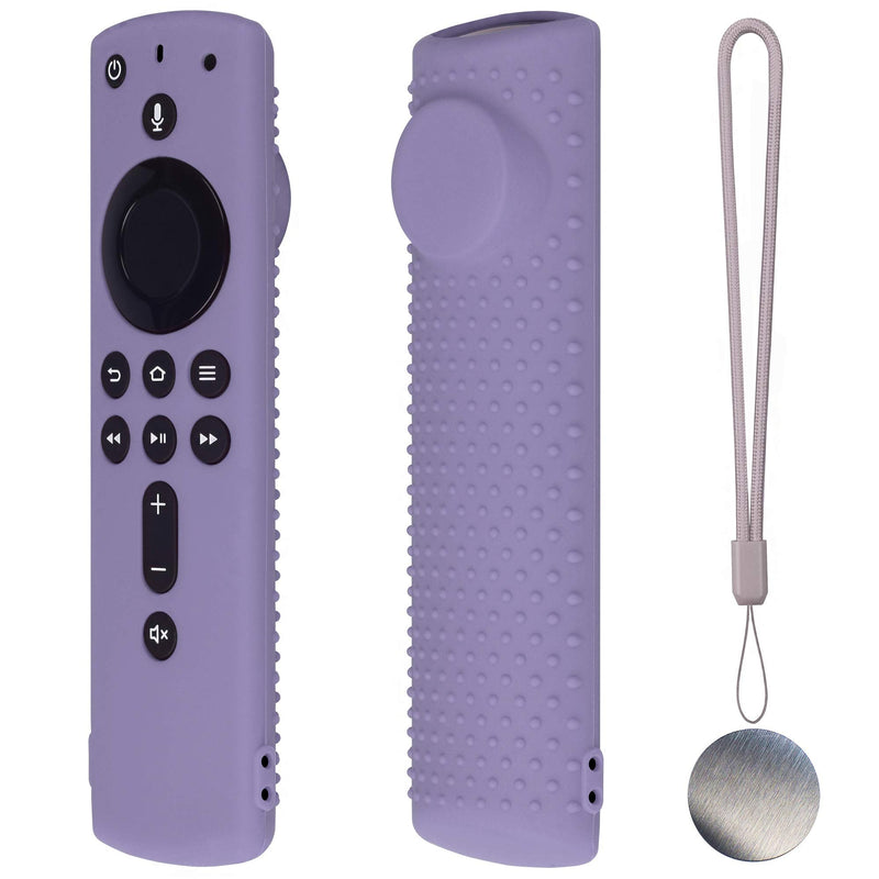 [AUSTRALIA] - Fistick Remote Cover F Stick TV firesticksticktv Remote Control Silicone Cover TV Remote Cover 4k Remote Cover Magnetic Silicone Remote Control Case (Lavender Gray) Lavender Gray 