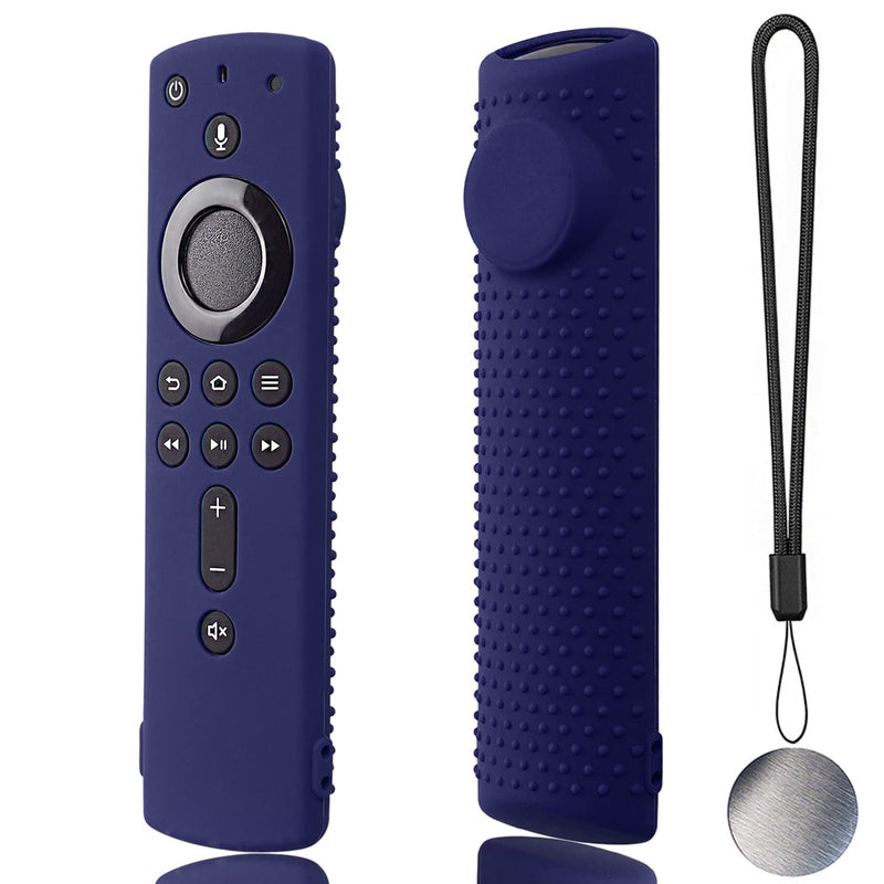 Firstick Remote Cover F Stick TV firesticksticktv Remote Control Silicone Cover TV Remote Cover 4k Remote Cover Magnetic Silicone Remote Control Case (Midnight Blue) Midnight Blue