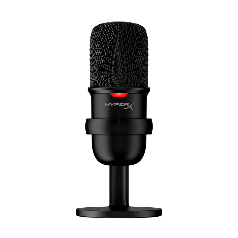HyperX SoloCast – USB Condenser Gaming Microphone, for PC, PS4, PS5 and Mac, Tap-to-Mute Sensor, Cardioid Polar Pattern, great for Streaming, Podcasts, Twitch, YouTube, Discord,Black Black
