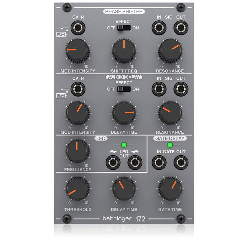 Behringer 172 PHASE SHIFTER/DELAY/LFO Legendary Analog Phase Shifter/Delay/LFO Module for Eurorack