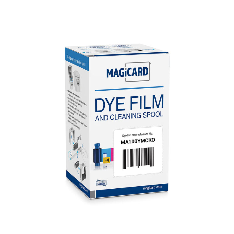Bodno Magicard MA100YMCKO Color Ribbon - YMCKO - 100 Prints Software Demo 1 Pack
