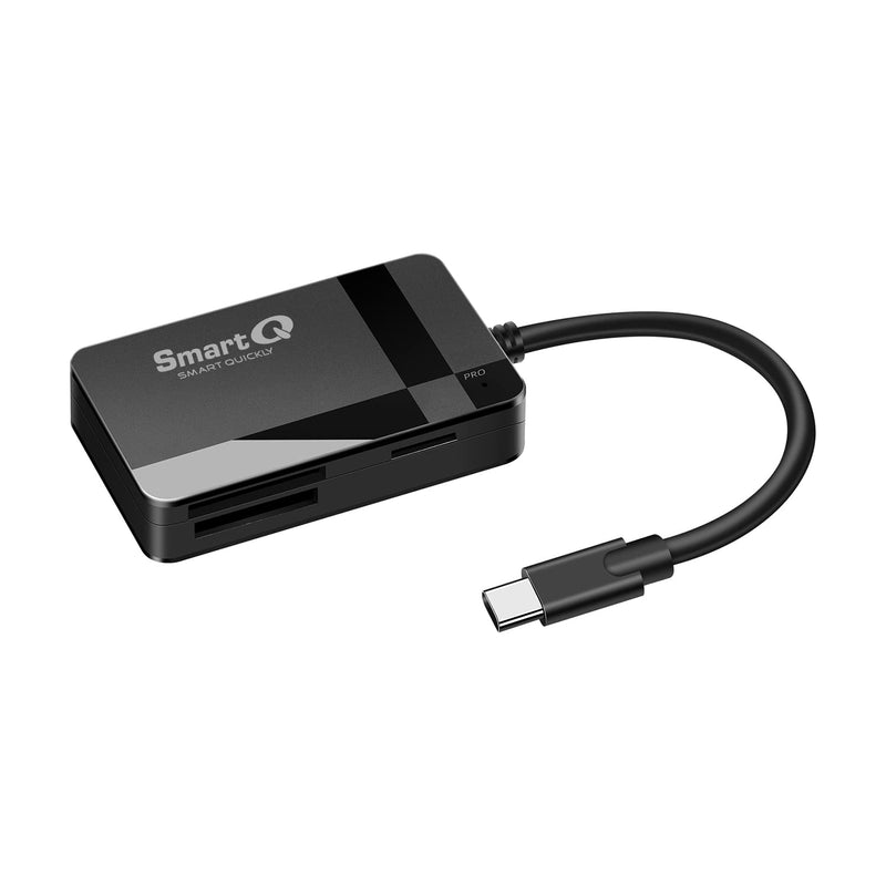 C368 USB 3.0 SD Card Reader, Plug N Play, Apple and Windows Compatible, Powered by USB, Supports CF/SD/SDHC/SCXC/MMC/MMC Micro/RS MMC/Mini SD/Micro SD/MS Duo/MS Pro/MS Pro (Pro Duo C, Black) Pro Duo C