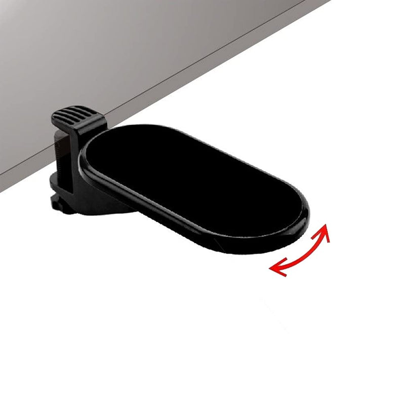 SKYZONAL Ergonomic, Adjustable Computer Desk Extender Arm Wrist Rest Support Mouse Pad Desk Computer Armrest Wrist Rest (Black) Black & Small Size