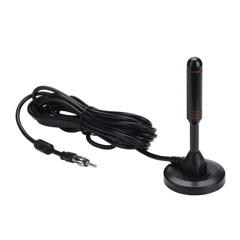 [AUSTRALIA] - CORONIR 16ft Car Magnet Antenna Universal Magnetic Am Fm Antenna for Radio Car Home with Magnetic Base Antenna 