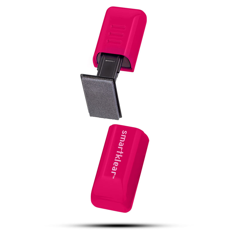 Carbon Klean SmartKlear Smart Phone Screen Cleaner - Efficient and Durable Carbon Microfiber Technology Injected Pink