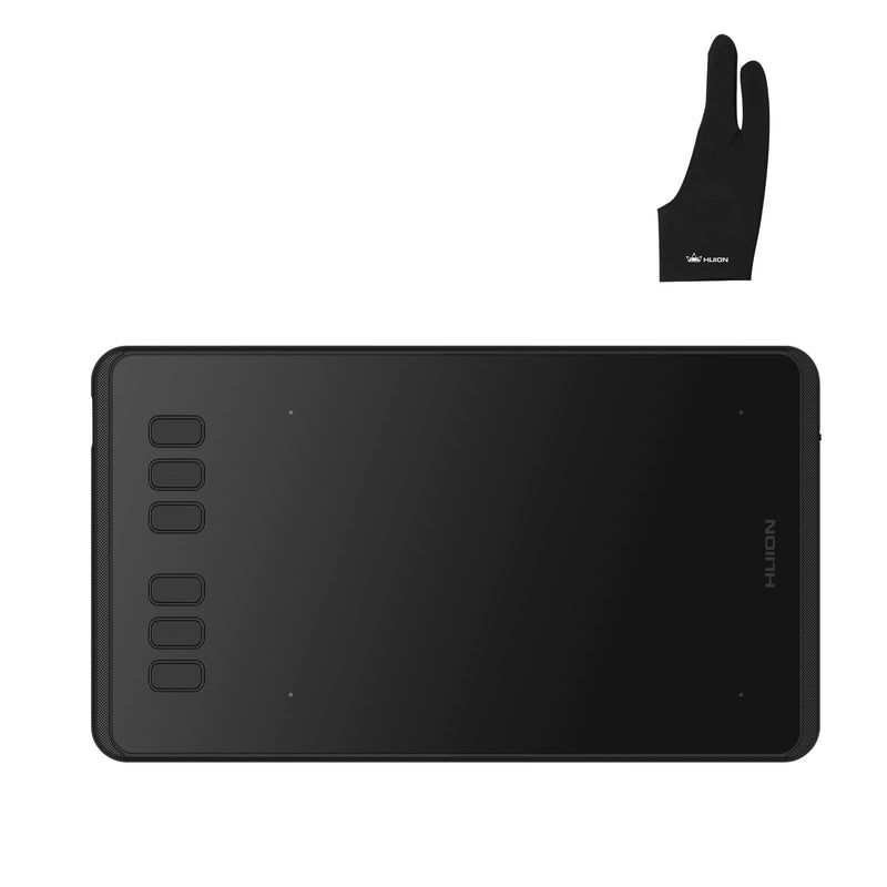 Huion Inspiroy H640P Drawing Tablet Android Support with Artist Glove Battery-Free Stylus