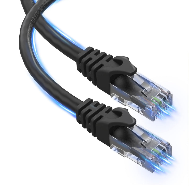[AUSTRALIA] - Cat6 Ethernet Cable, 20 ft - RJ45, LAN, UTP CAT 6, Network Cord, Patch, Internet Cable - 20 Feet - Black 20ft Cat 6 