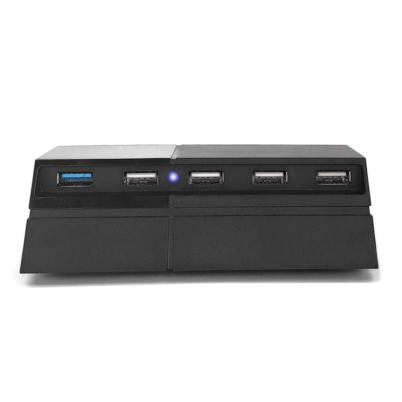 Bealuffe USB Hub PS4 USB Extender Expander Extra USB Ports for PS4 Sony Playstation PS4 USB Splitter USB Extension (Only Fit PS4 Edition, Not Fit PS4 Slim or Pro)