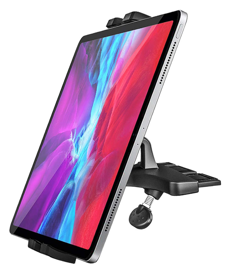 [AUSTRALIA] - woleyi CD Slot Car Tablet Mount, 360° Rotatable CD Player Car Tablet & Phone Holder for iPad Pro 9.7, 11, 12.9 Air Mini 5 4 3 2, Samsung Galaxy Tabs, Switch, iPhone, More 4-13" Cell Phones and Tablets 