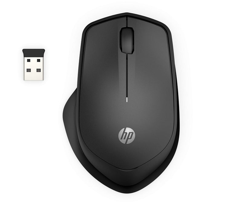 HP Wireless Silent 280M Mouse - Ergonomic Right-Handed Design, 18 Month Battery Life, and 2.4GHz Reliable Connection - Works for Computers and Laptops - Far Quieter Clicks Than Most Mice
