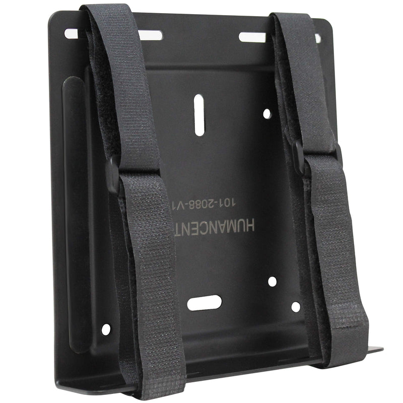 HumanCentric Universal Wall and VESA Mount | Adjustable Strap Mount for Computers, UPS Units, Cable Boxes, Modems, and Other Electronic Devices | Mounts on The Wall or Back of a Computer Monitor