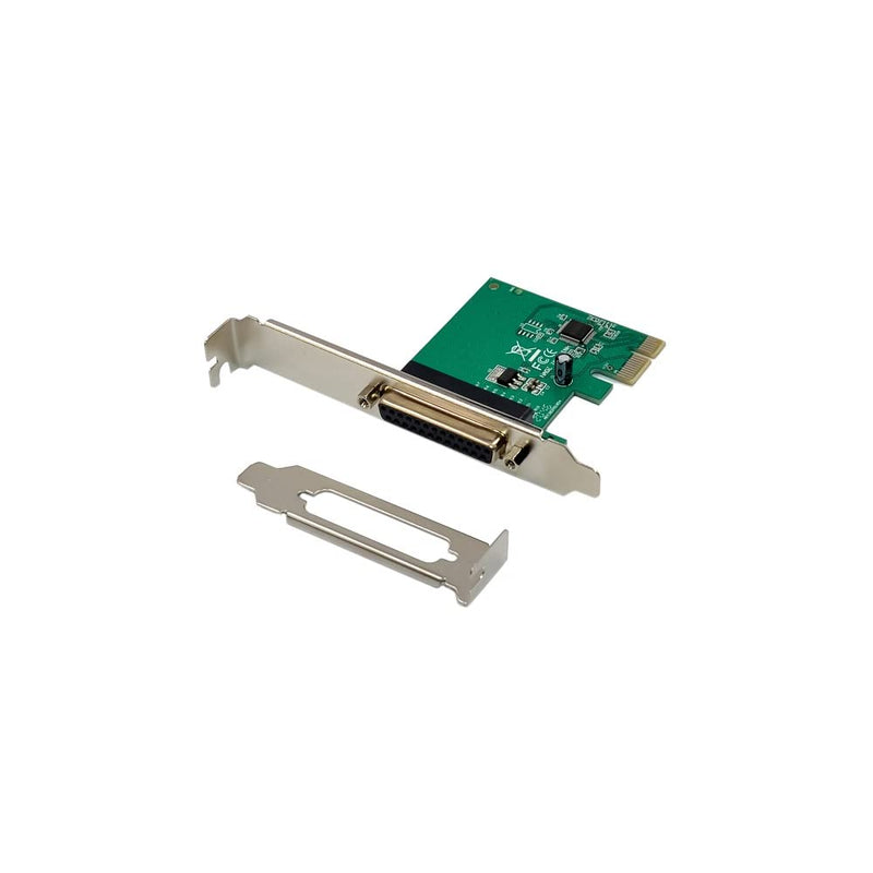 X-MEDIA XM-PEX-1P PCI-E 1-Port DB25 Parallel PCI Express (PCIe x1) Card - IEEE 1284 Parallel Adapter Card - WCH382L Chipset - Supports ECP/EPP/SPP