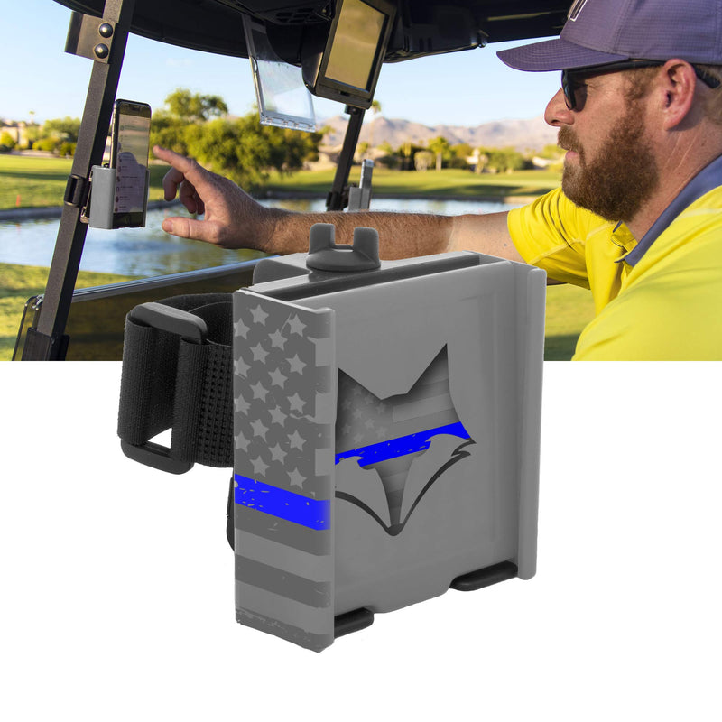 DESERT FOX GOLF Phone Caddy (Blue Line) Blue Line