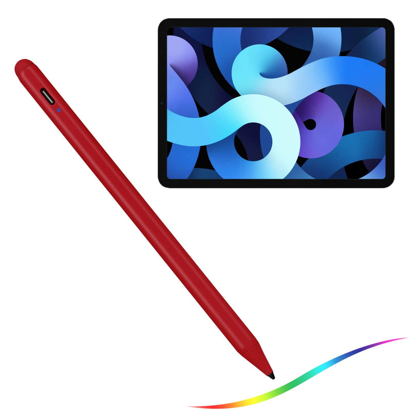 2022 iPad Air 5th/4th Generation 10.9" Stylus Pencil with Palm Rejection,1.5mm POM Fine Tip Active Pen Compatible with Apple Pencil for iPad Air 5th/4th 10.9 Inch Drawing Writing Stylus Pen Red