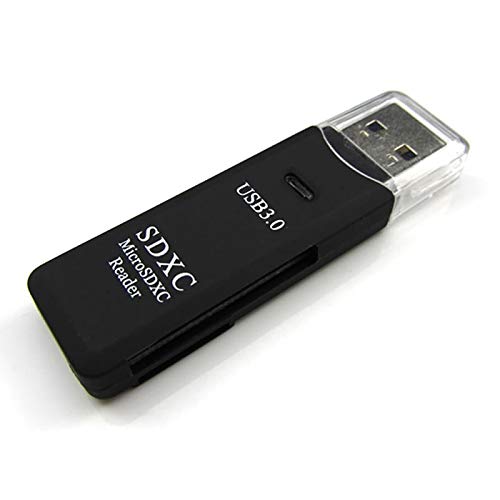 SD Card Reader,USB C to USB 3.0, SD/TF Card Reader Dual Slots,Plug N Play,High Speed Micro SD Card Reader with Lanyard