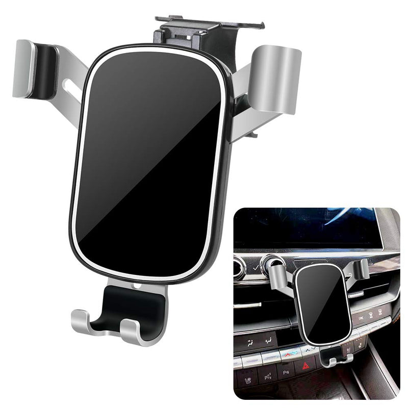 LUNQIN Car Phone Holder for Cadillac CT5 2020 2021 2022 2023 2024 2025 2026 and CT5-V 2020-2026 Auto Interior Accessories Cell Phones Mount Cellphone Mobile Cradle Charging Navigation GPS Screen Stand