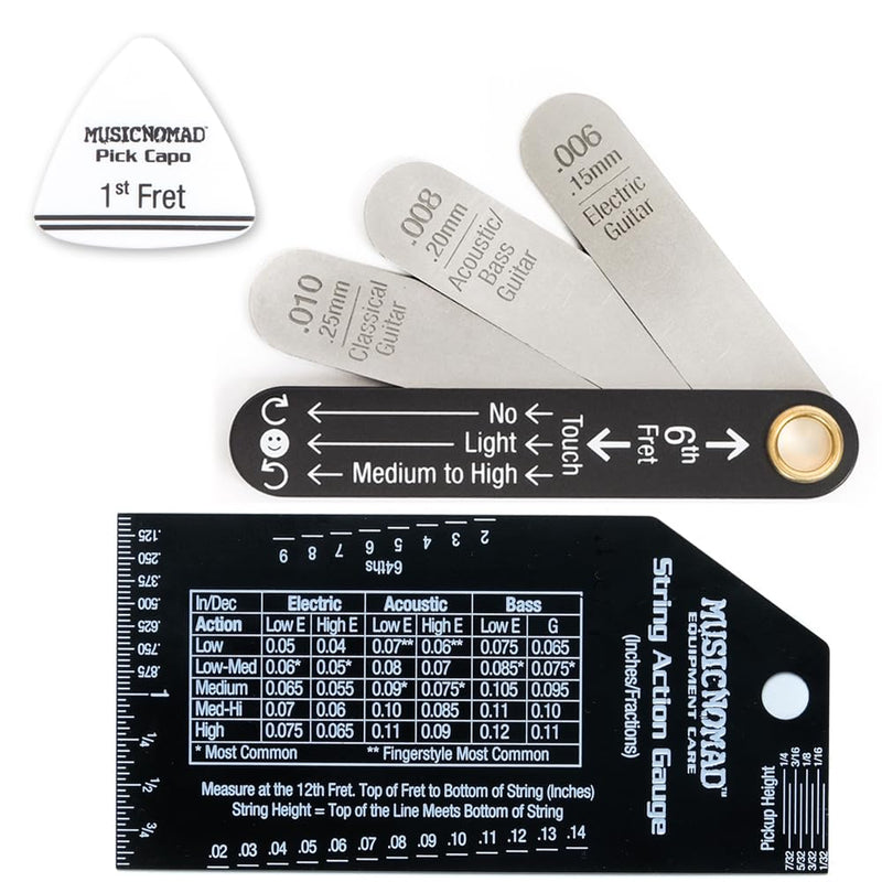 [AUSTRALIA] - MusicNomad Truss Rod Gauge & String Action Gauge Combo Bundle (MN614) 