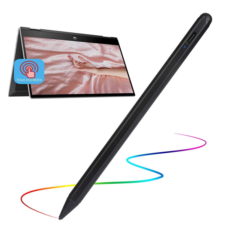 Stylus Pen for HP Pavilion X360 Pencil, Evach Capacitive High Sensitivity Digital Pens with 1.5mm Ultra Fine Tip Stylus Pencil for HP Pavilion X360 Pen, Black