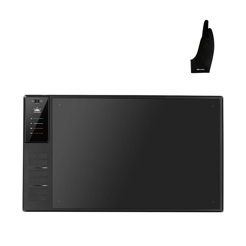 HUION WH1409 Wireless Graphic Drawing Tablet and Artist Glove