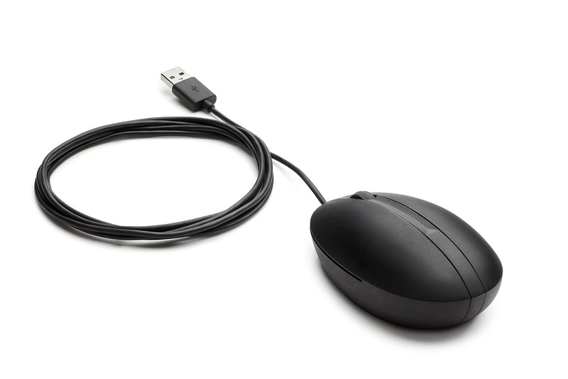 HP Wired Desktop 320M Mouse - Optical - Cable - USB - 1000 dpi - Scroll Wheel - Symmetrical