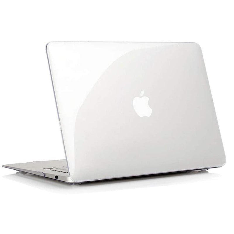 Ruban case for MacBook Air 13 Inch A2337 (M1) / A2179 / A1932 (2021 2020 2019 2018 Release) - Snap On Hard Shell Case Cover for MacBook Air 13 Retina Display with Touch ID, (Crystal Clear) Crystal Clear
