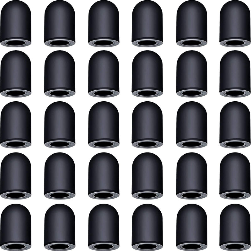 Zonon 30 Pieces Replacement Stylus Tips Conductive Touch Screen Pens Tips Capacitive Silicone Rubber Stylus Tips for Touch Screen Pens, No Touch Door Opener Tools (0.19 Inch)