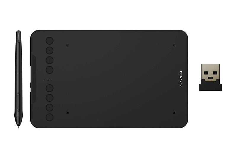 XP-PEN Deco mini7W Wireless Graphics Drawing Tablet 7X 4.37 Inches Drawing Tablet with 8192 Levels Pressure Battery-Free Stylus and 8 Shortcuts Key for Digital Drawing Online Teaching Art Creation Medium