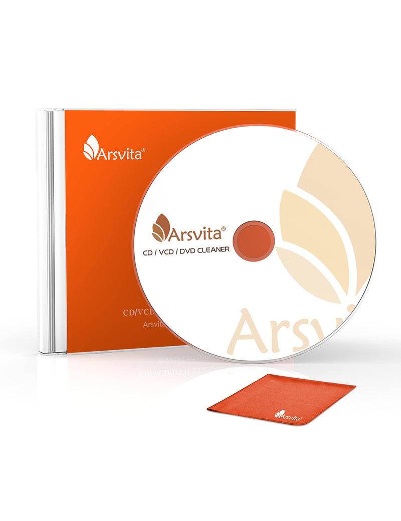 [AUSTRALIA] - Arsvita CD Laser Lens Cleaner Disc Cleaning Set for CD/VCD/DVD Player, Safe and Effective 