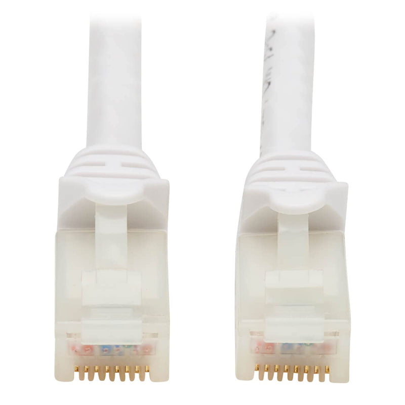 Tripp Lite, Safe-IT Cat6a Ethernet Cable, 10G Certified, Snagless, UTP, (RJ45 M/M), White, 20 Feet / 6.09 Meters, Limited Life Manufacturer's Warranty (N261AB-020-WH)