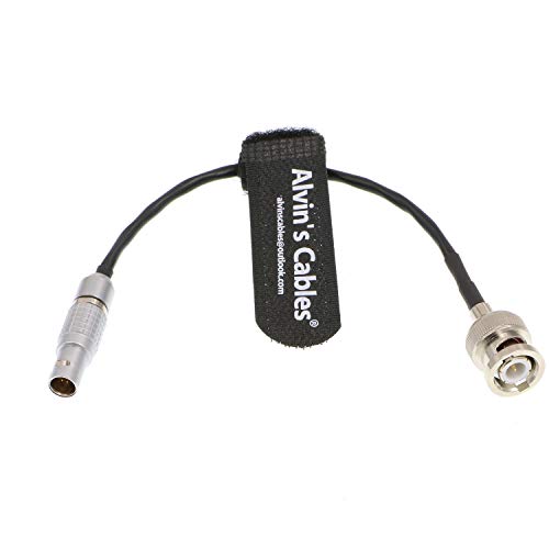 Alvin's Cables Red Komodo Timecode Cable BNC Male to EXT 9 Pin Male Time Code Cable for Sound Devices ZAXCOM Straight 9 Pin